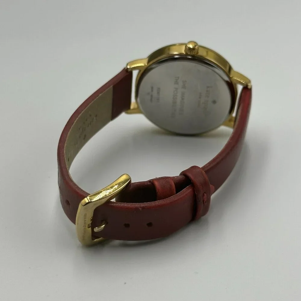 Kate Spade Zodiac Watch Women Gold Tone Cancer Crab Dial New Battery